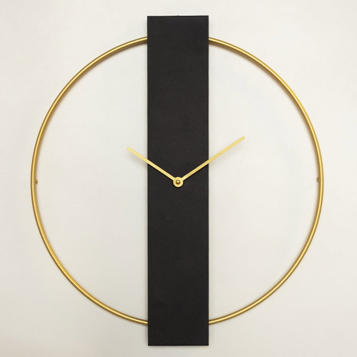 Wallity Future Metal Wall Clock - APS119 Negro y Oro Wallity Future Metal Wall Clock - APS119 Negro y Oro
